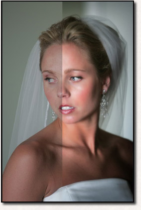 Professional Enhancement of Wedding Images